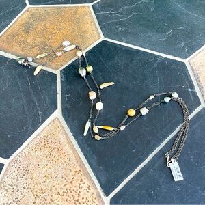 NWT Natural South Sea, River Pearls, and natural Rosette Natural Pearls, 48”